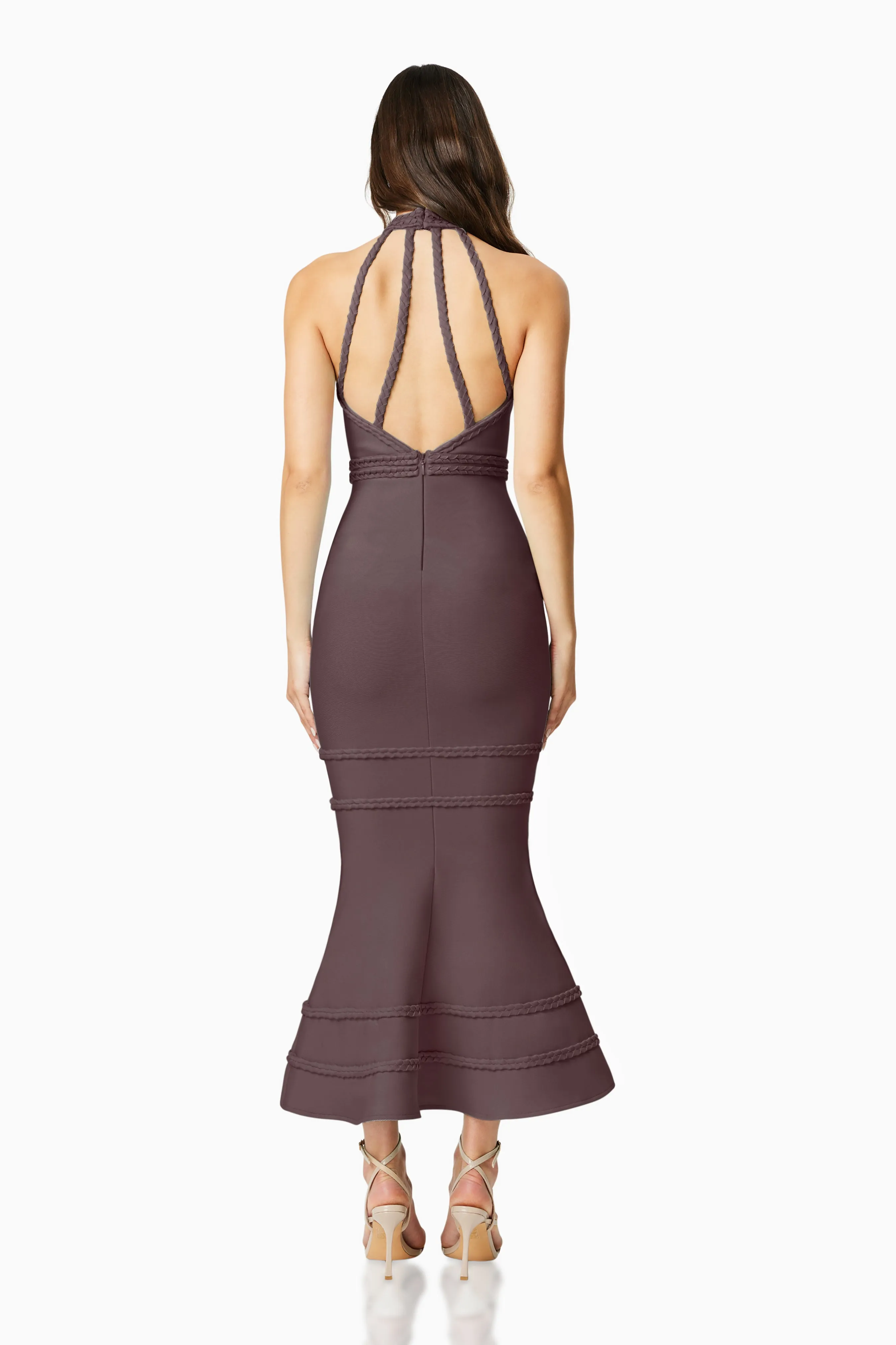 Renewal Halter Maxi Dress In Brown sold by Elliatt product image thumbnail 5