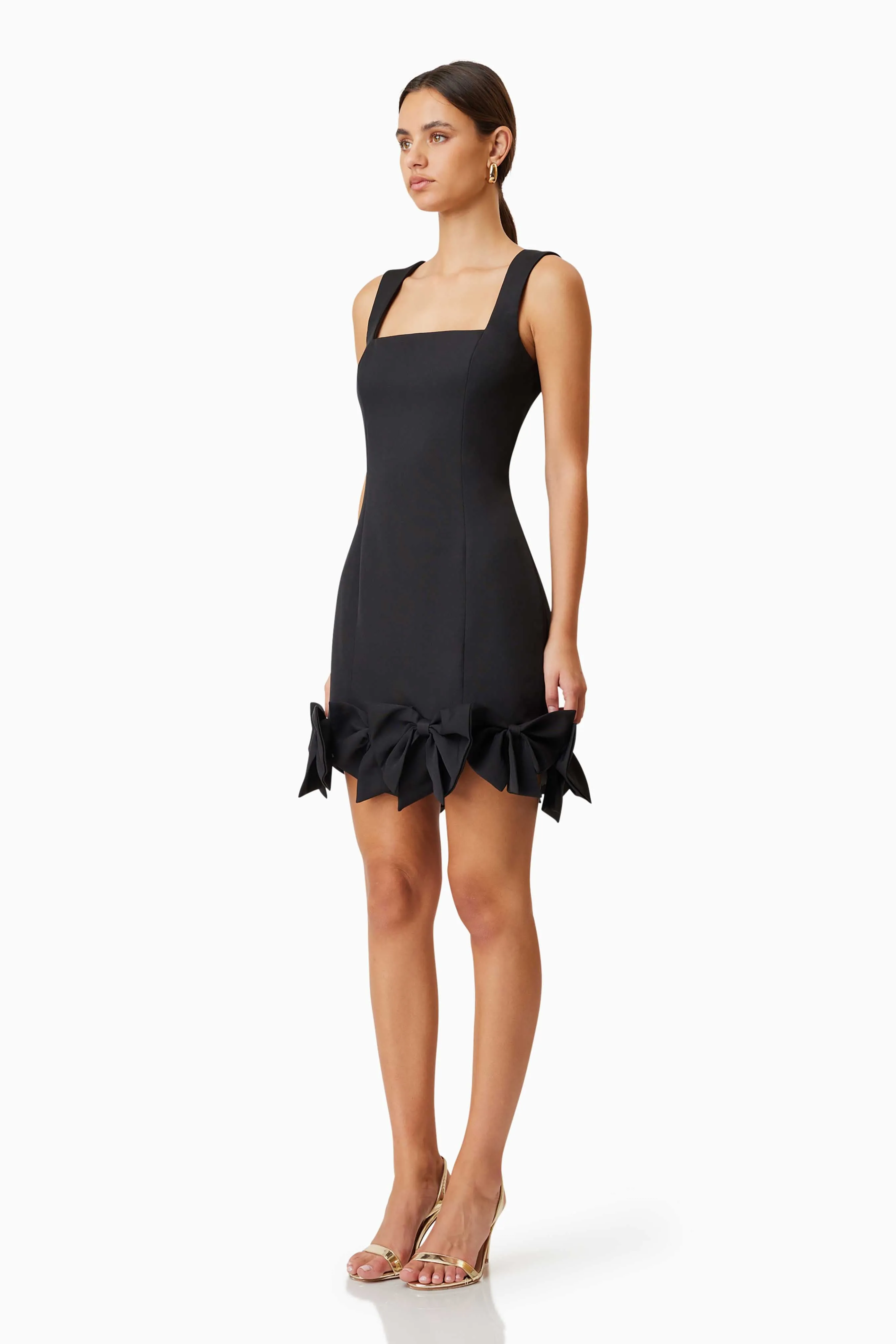 Kennedy Mini Bow Dress In Black sold by Elliatt product image thumbnail 3