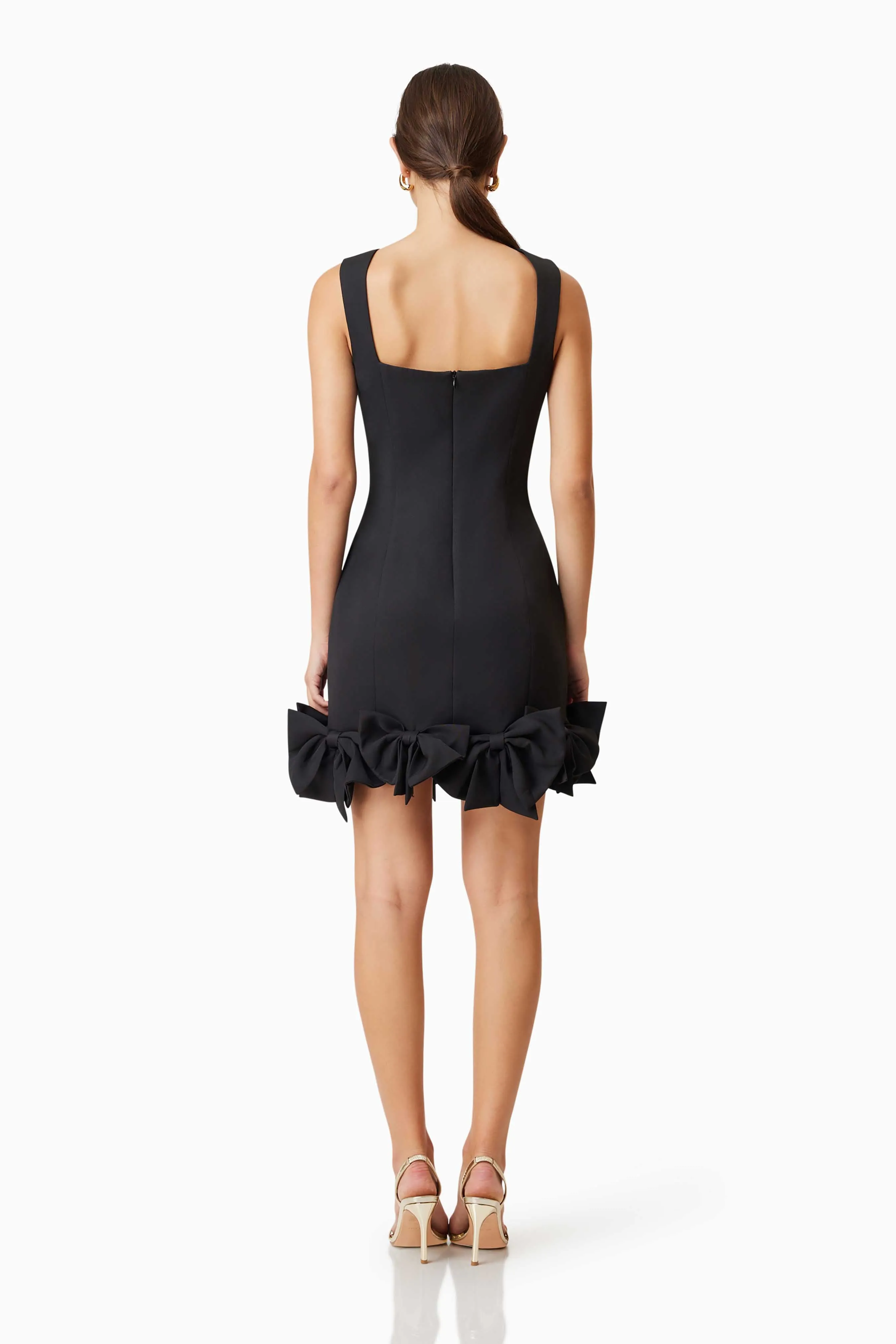 Kennedy Mini Bow Dress In Black sold by Elliatt product image thumbnail 5
