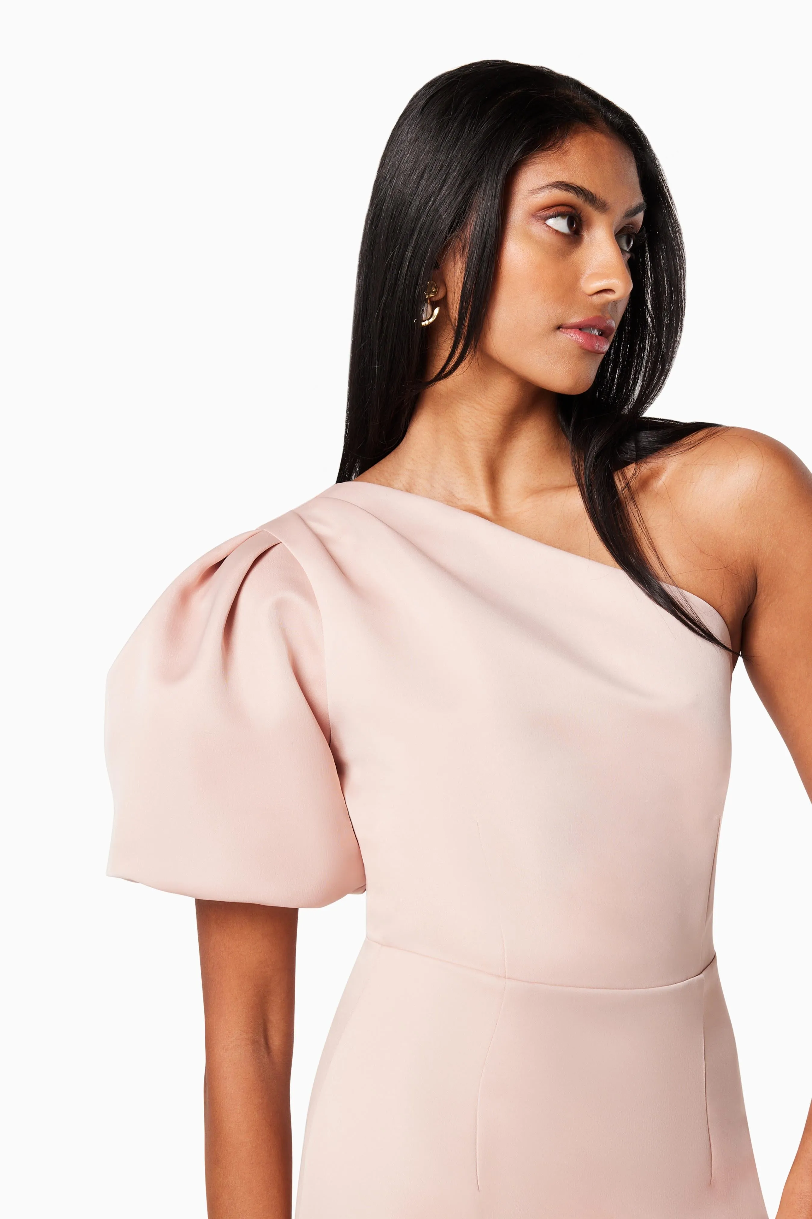 Starfire One Shoulder Midi Dress In Pink sold by Elliatt product image thumbnail 2