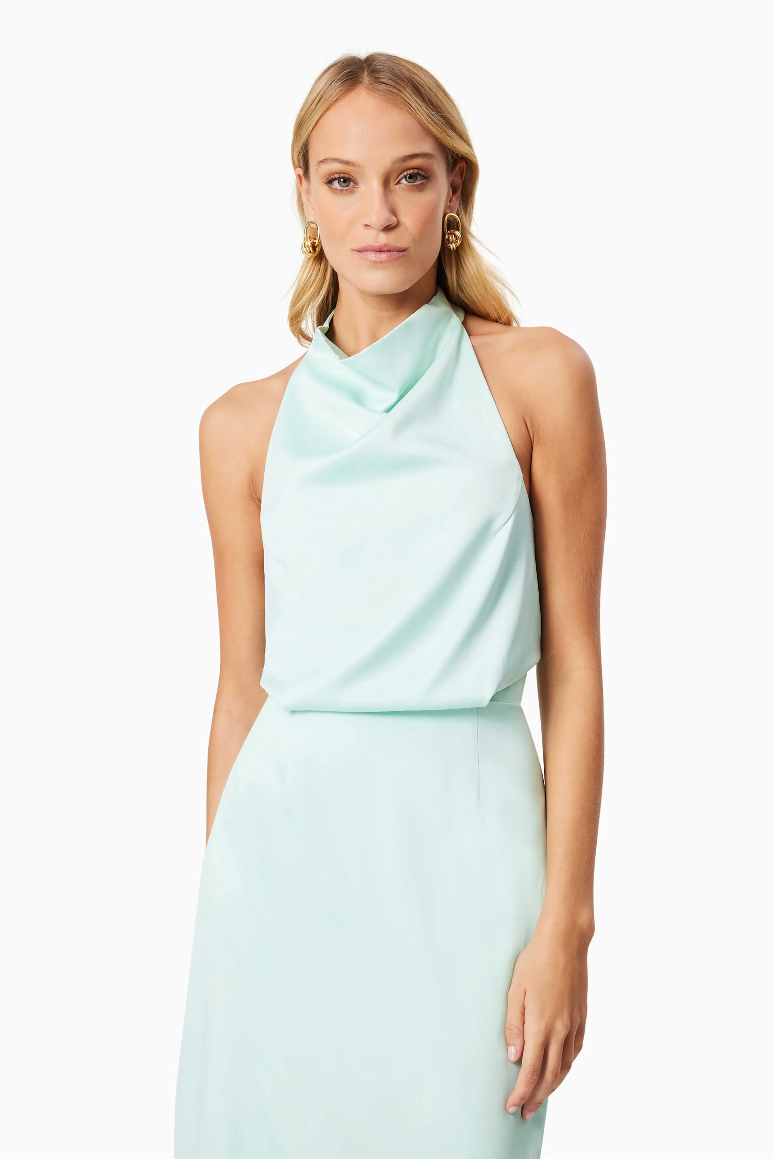 Aria Midi Cocktail Dress in Blue sold by Elliatt product image thumbnail 2