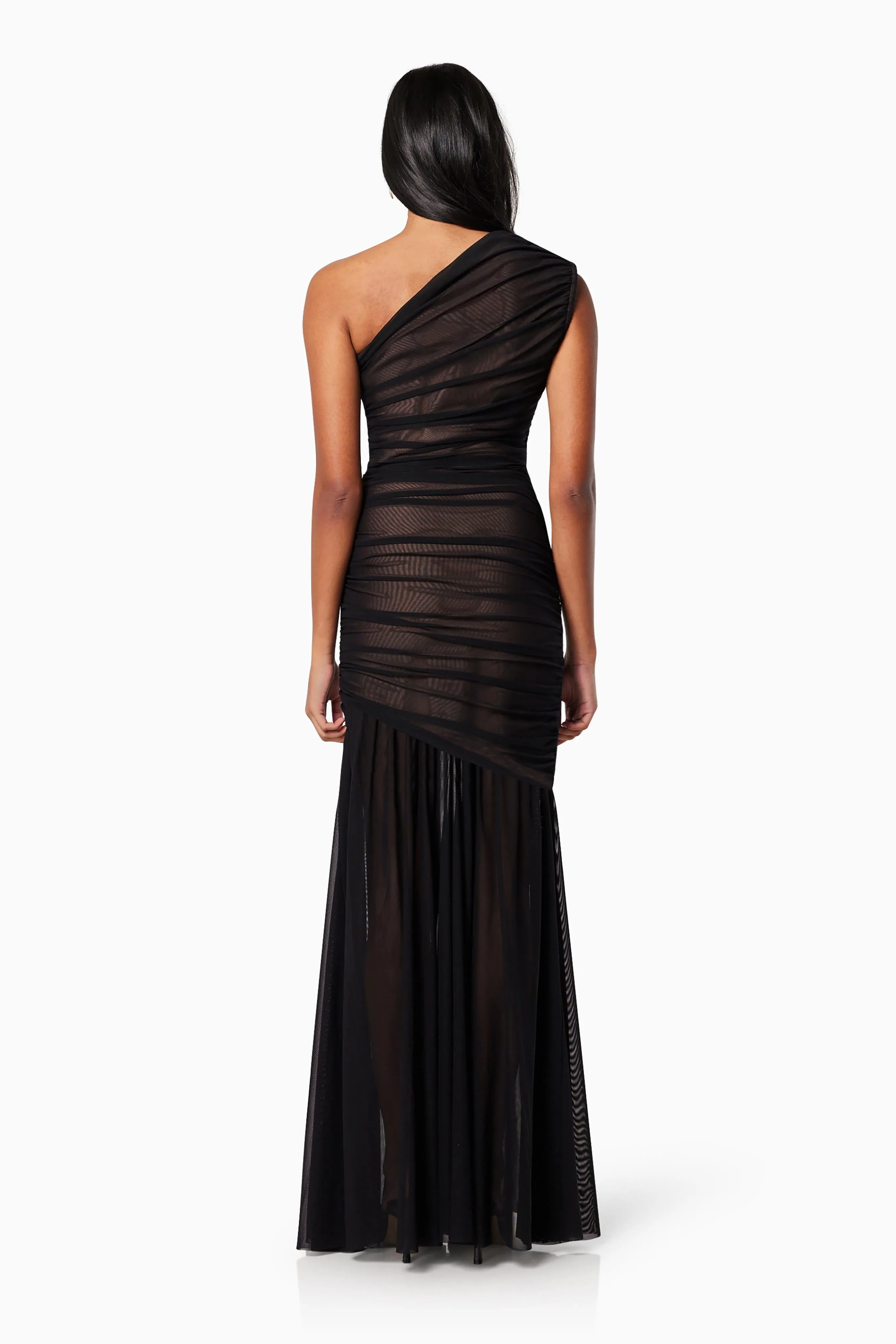 Vienna Fitted Maxi Gown In Black sold by Elliatt product image thumbnail 5