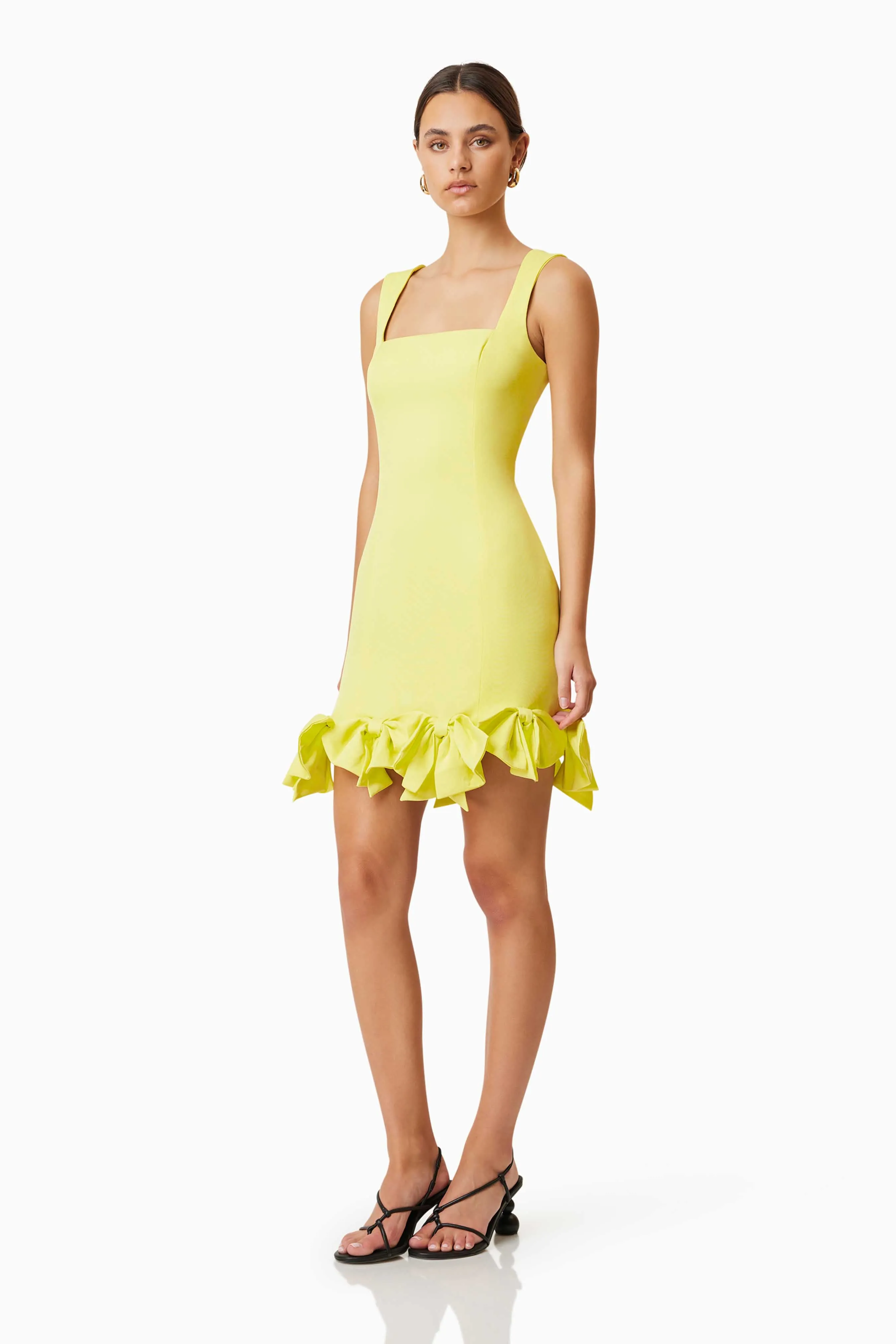 Kennedy Mini Bow Dress In Yellow sold by Elliatt product image thumbnail 4
