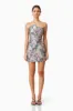 Audrey Mini Party Dress In Purple sold by Elliatt