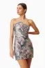 Audrey Mini Party Dress In Purple sold by Elliatt