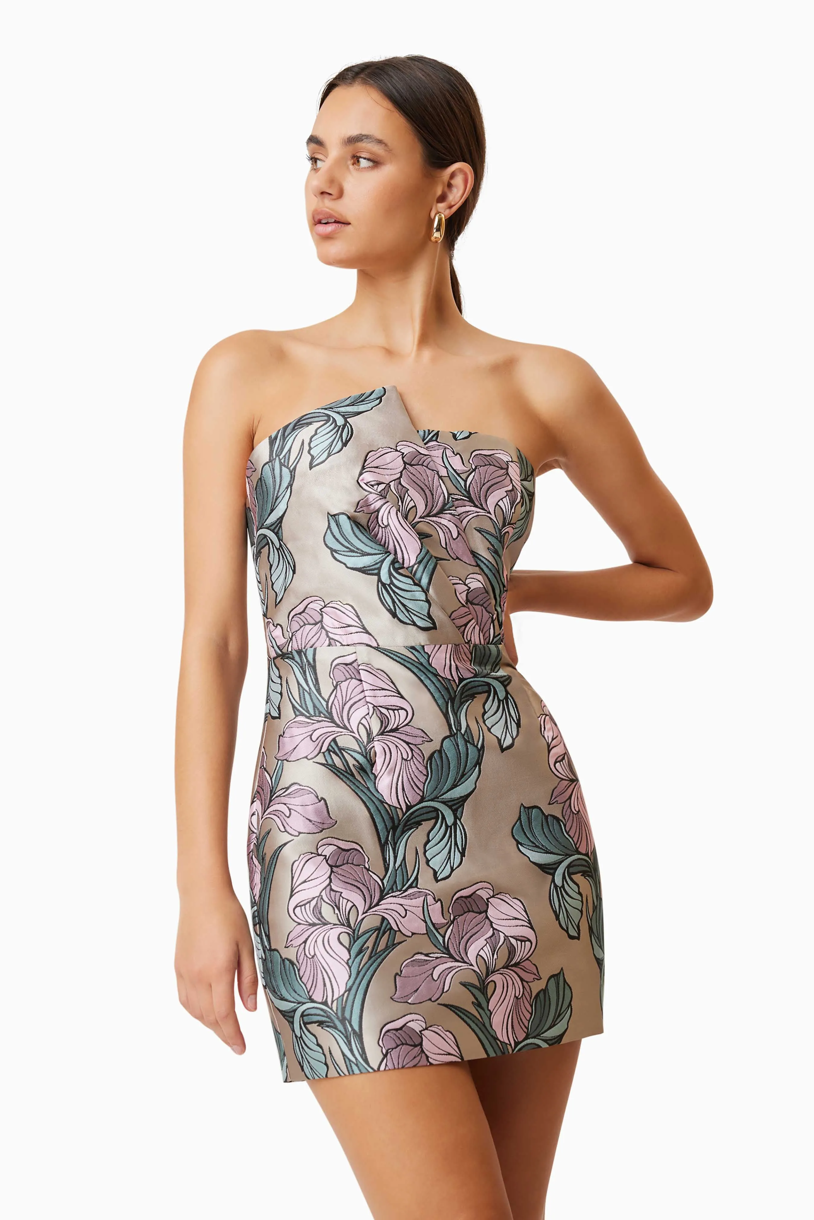 Audrey Mini Party Dress In Purple sold by Elliatt product image thumbnail 5