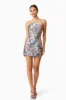 Audrey Mini Party Dress In Purple sold by Elliatt