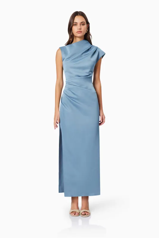 Coralie Maxi Gown in Blue sold by Elliatt