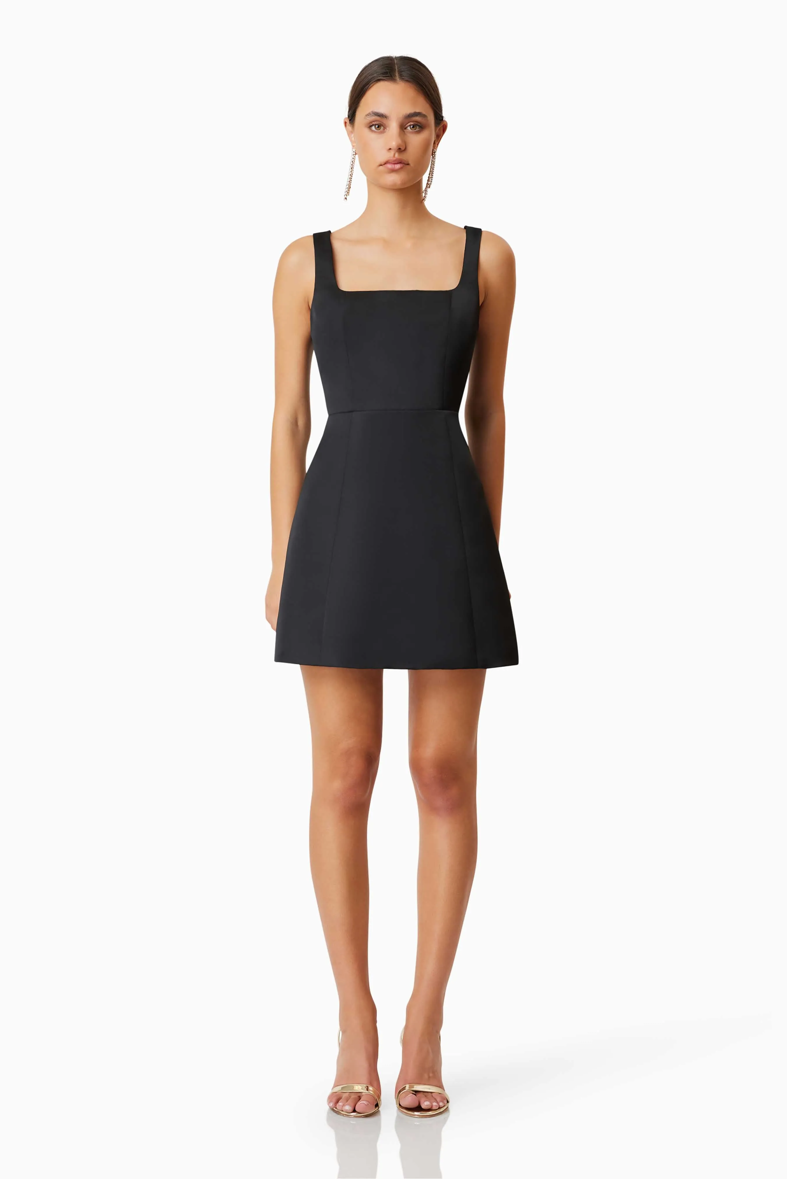 Amelie Mini Cocktail Dress In Black sold by Elliatt