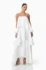 Tilly Tiered Maxi Dress in White sold by Elliatt