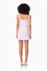 Bruges 3D Floral Mini Dress In Purple sold by Elliatt