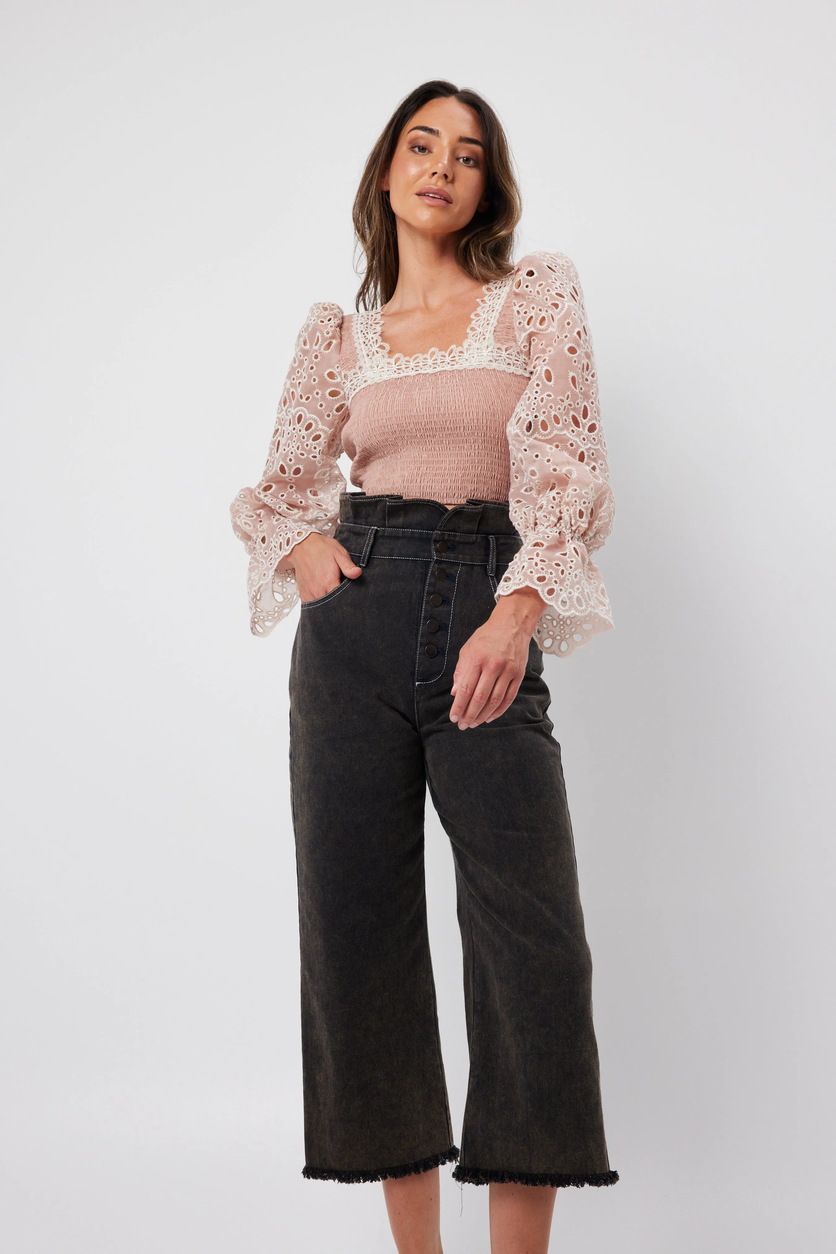 Stippling Top In Pink sold by Elliatt product image thumbnail 2