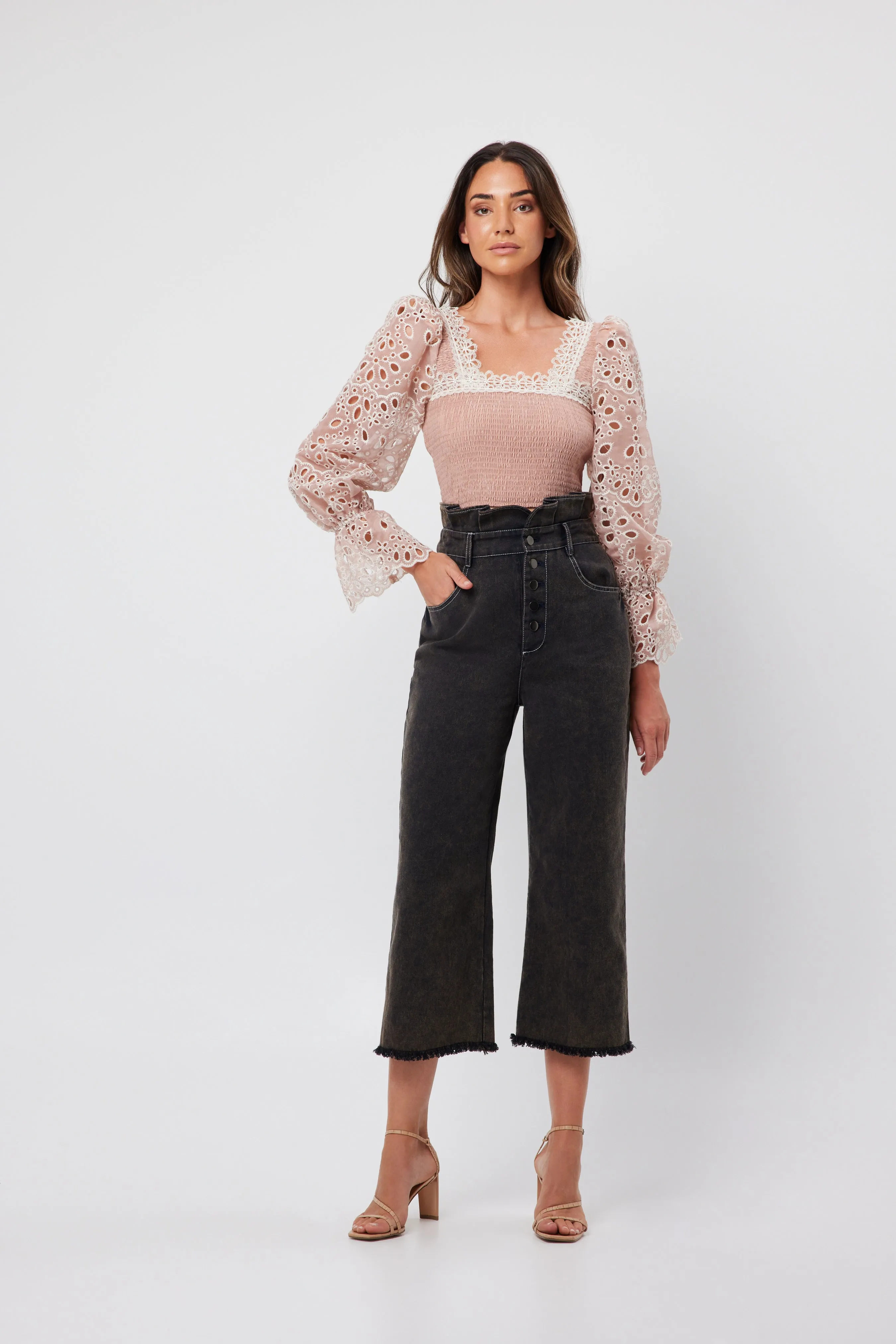 Stippling Top In Pink sold by Elliatt product image thumbnail 3