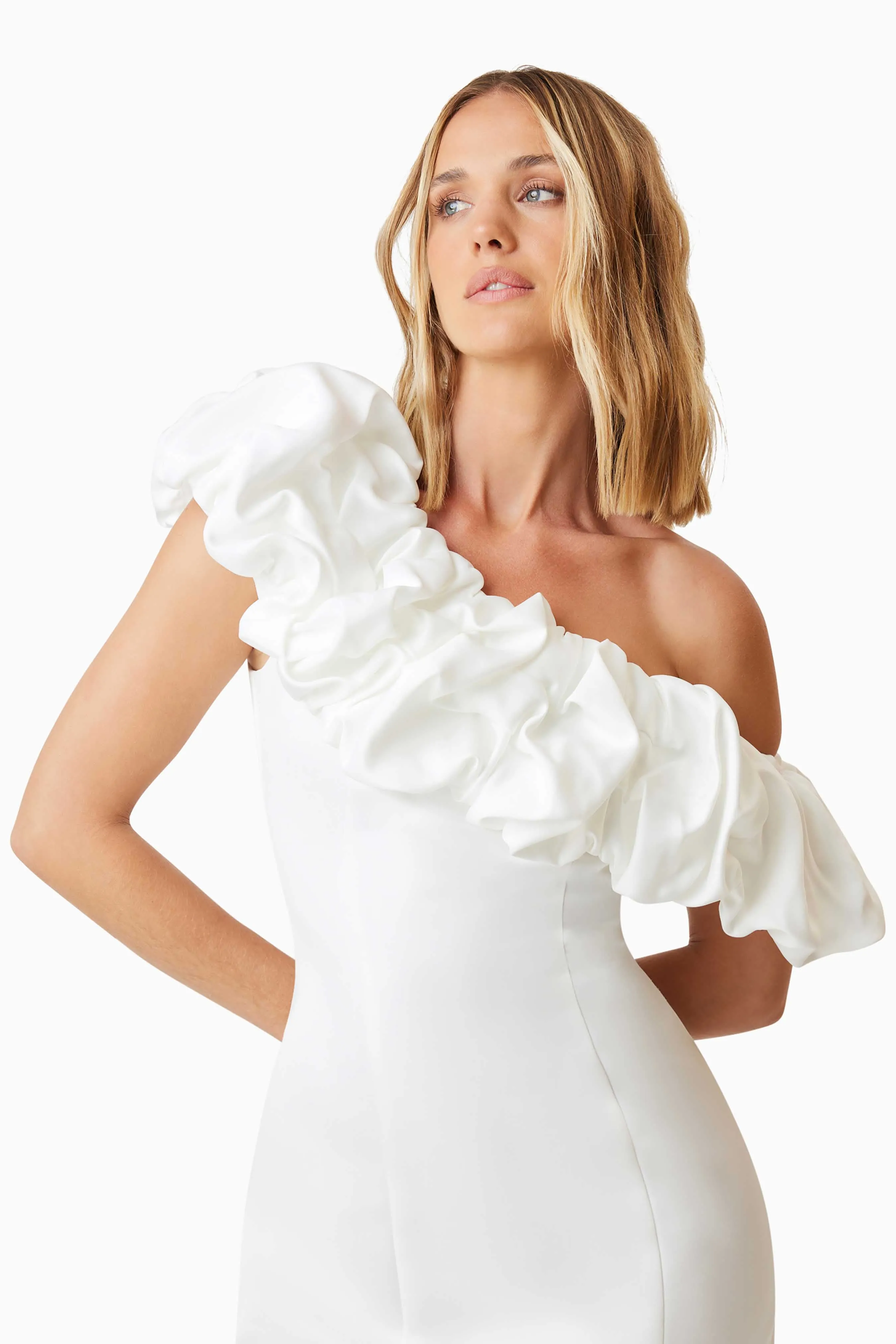 Amelie Mini Party Dress In White sold by Elliatt product image thumbnail 5