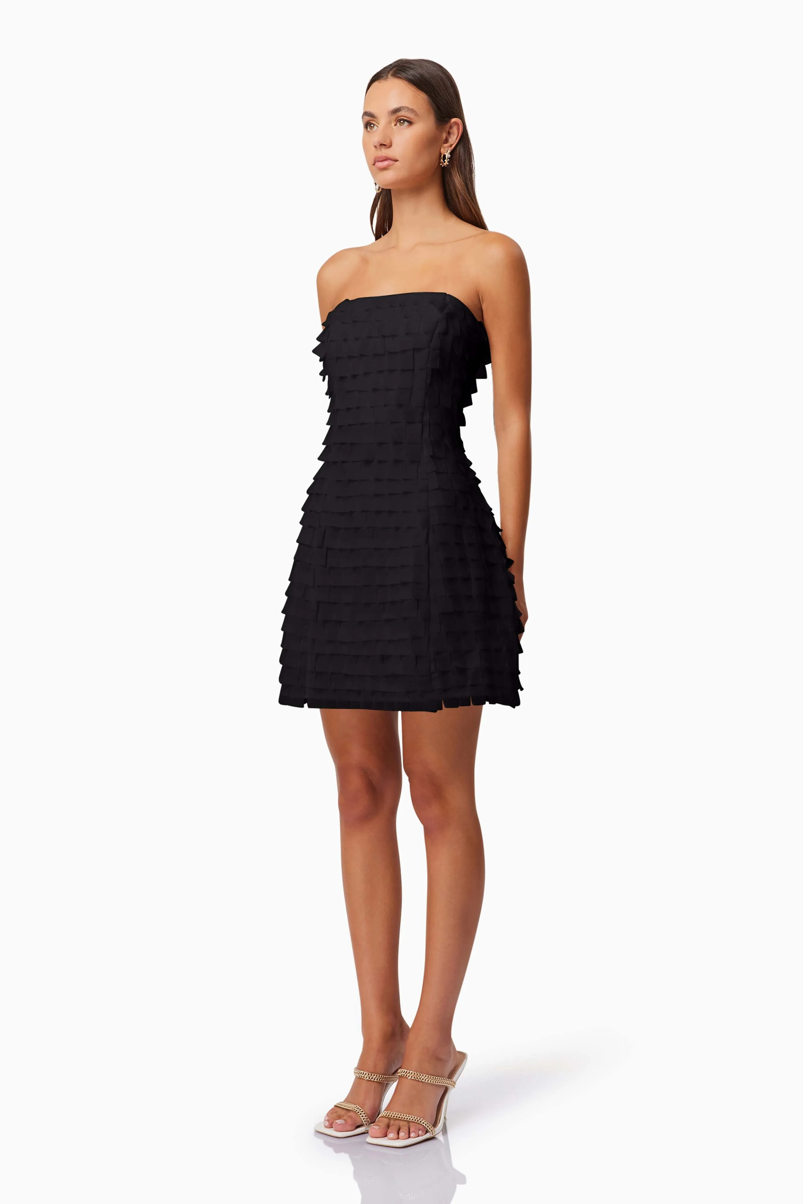 Hailey Strapless Mini Party Dress In Black sold by Elliatt product image thumbnail 2