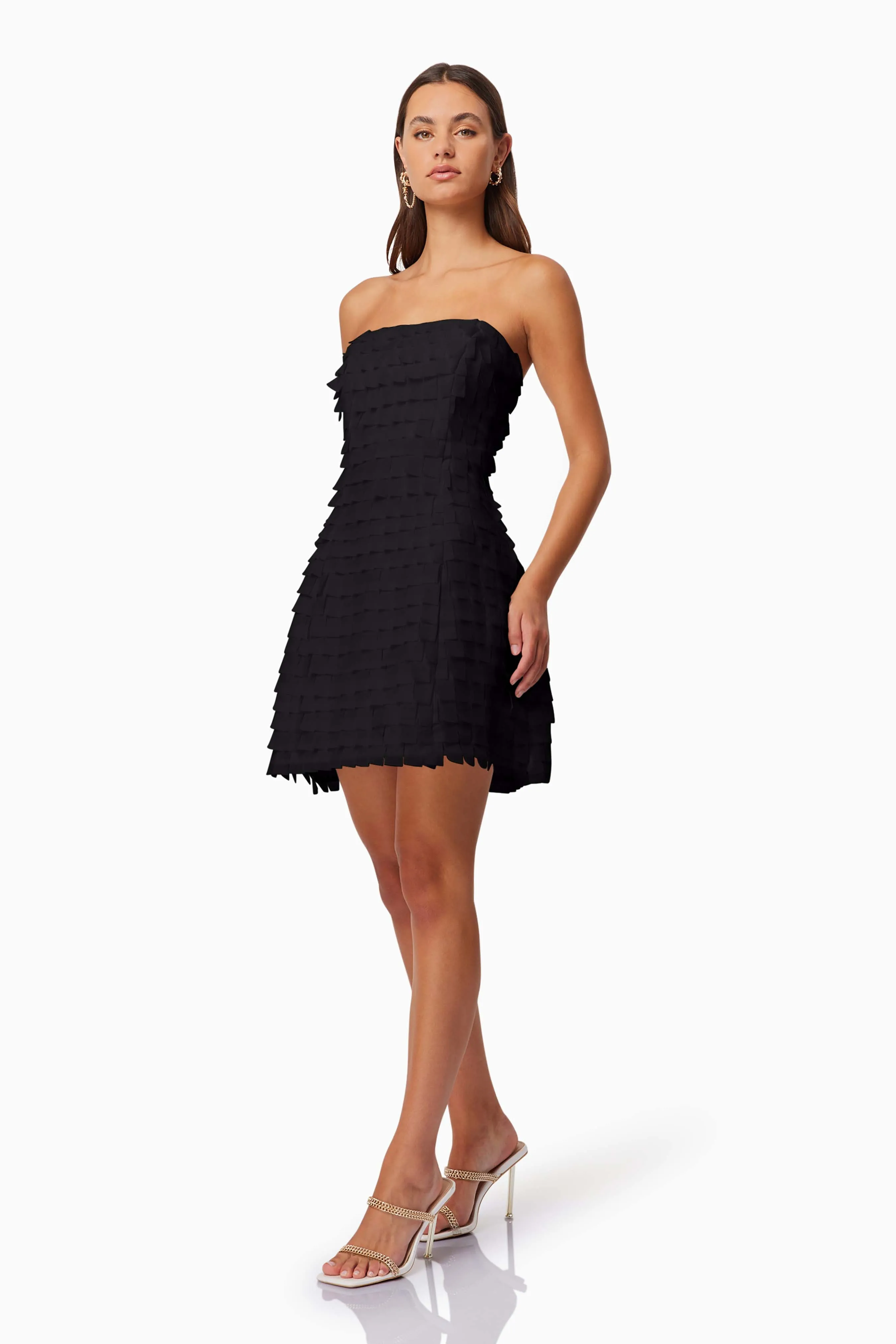Hailey Strapless Mini Party Dress In Black sold by Elliatt product image thumbnail 3