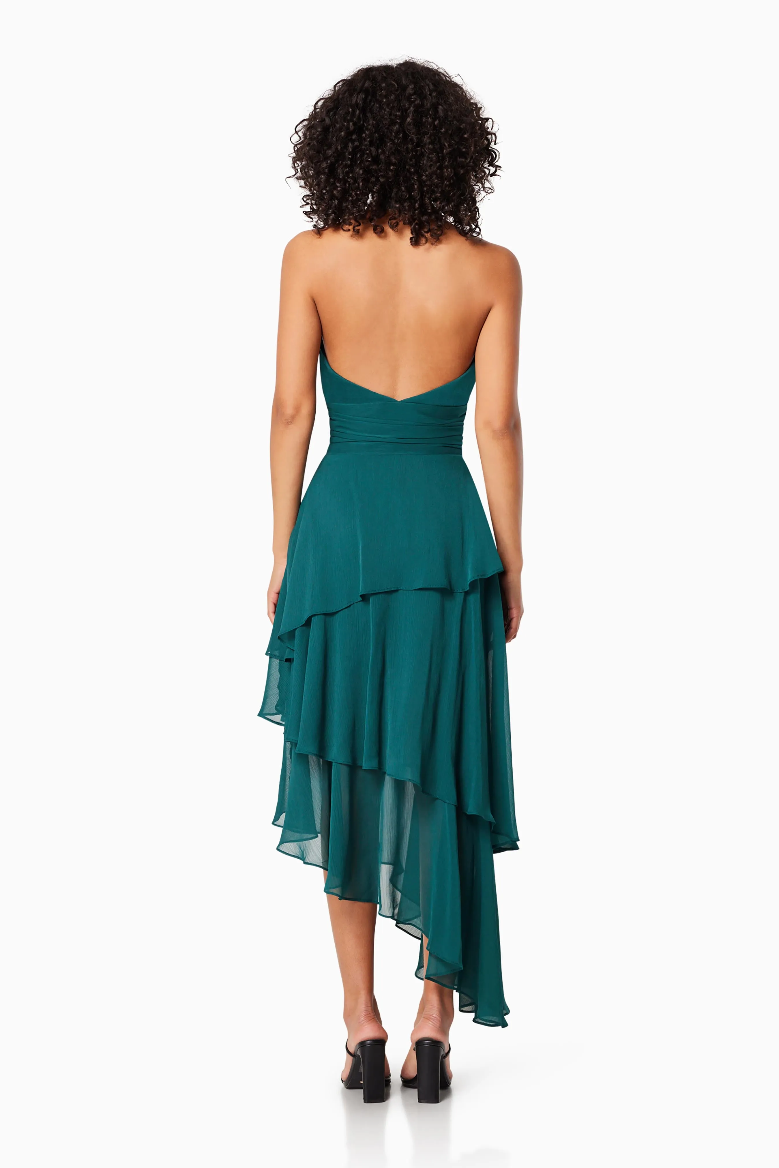 Pau Halter Neck Midi Dress In Green sold by Elliatt product image thumbnail 4