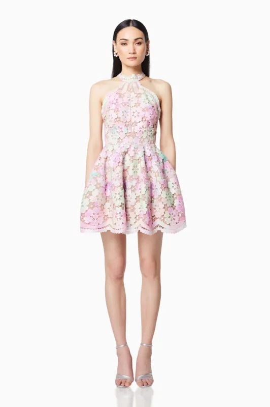 Zadar Lace Mini Dress In Pink sold by Elliatt
