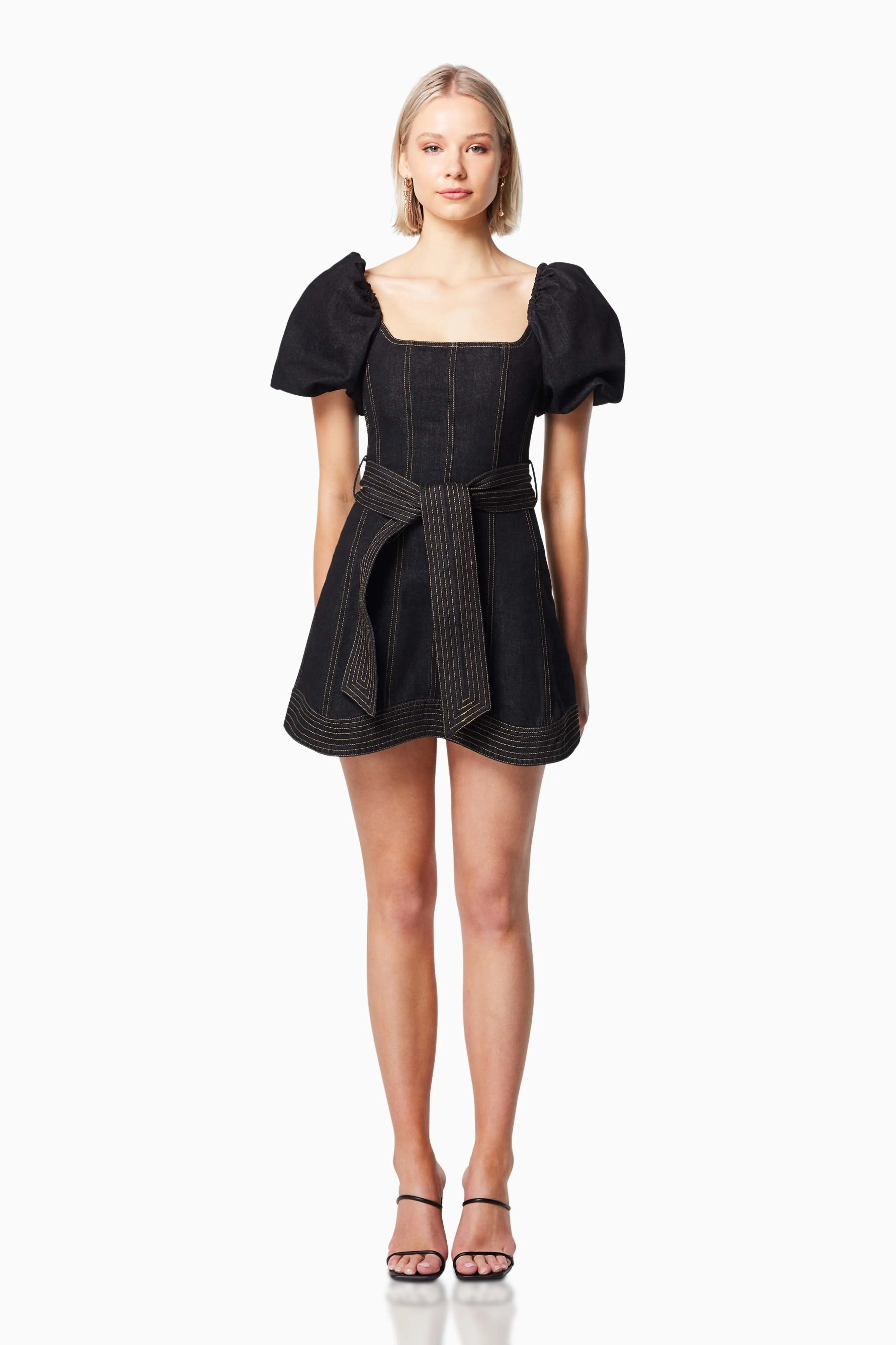 Adriatric Mini Dress in Black sold by Elliatt