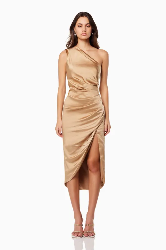 Cassini Dress In Yellow sold by Elliatt