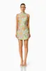 Sunbeam Mini Dress In Green Floral sold by Elliatt