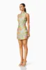 Sunbeam Mini Dress In Green Floral sold by Elliatt