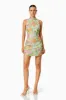 Sunbeam Mini Dress In Green Floral sold by Elliatt