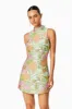 Sunbeam Mini Dress In Green Floral sold by Elliatt
