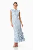 Selene Cocktail Midi Dress Blue sold by Elliatt