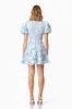 Selene Floral Mini Dress In Blue sold by Elliatt