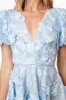 Selene Floral Mini Dress In Blue sold by Elliatt