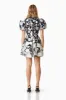 Selene Floral Mini Dress In Black sold by Elliatt