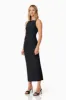 Rose Cocktail Midi Dress In Black sold by Elliatt