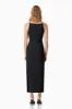 Rose Cocktail Midi Dress In Black sold by Elliatt