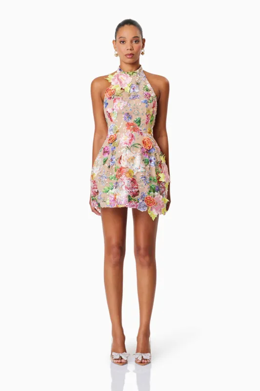 OMR x ELLIATT: Meadowhawk Mini Sequin Dress In Pink sold by Elliatt