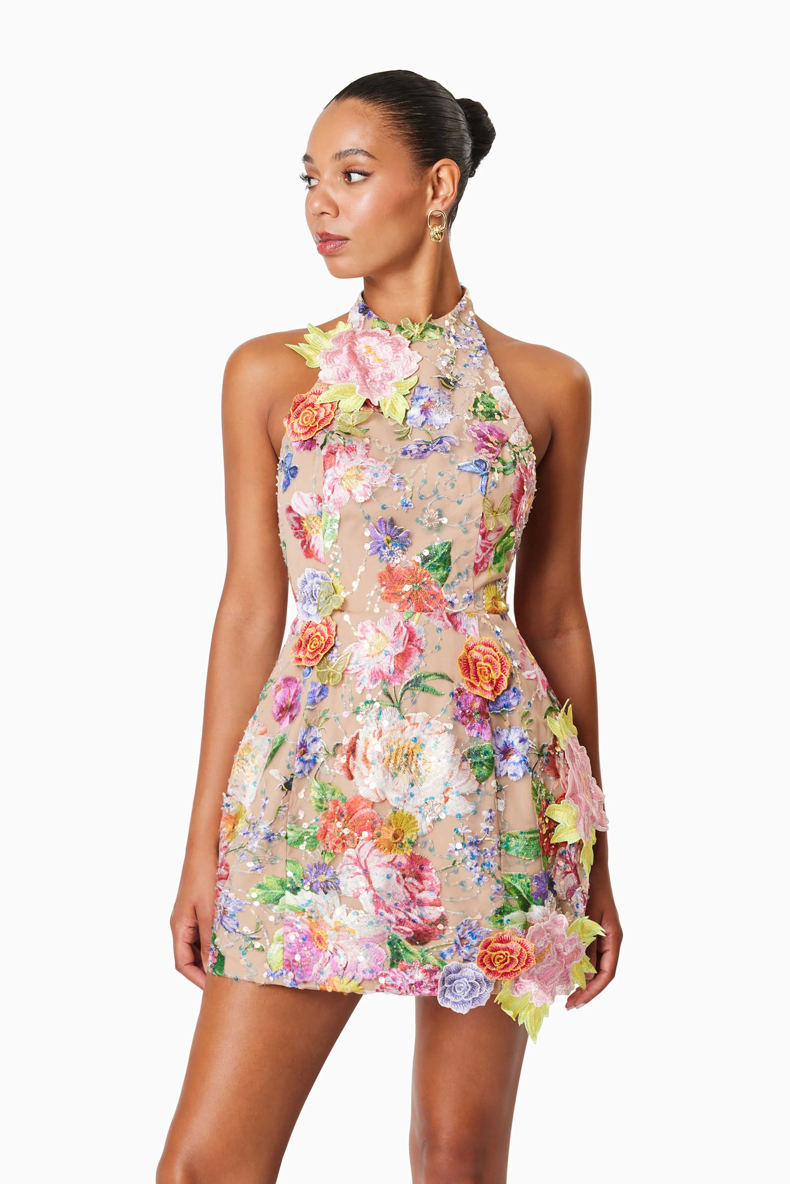 OMR x ELLIATT: Meadowhawk Mini Sequin Dress In Pink sold by Elliatt product image thumbnail 4