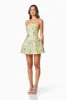 OMR x ELLIATT: Green Strapless Darner Dress sold by Elliatt