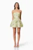 OMR x ELLIATT: Green Strapless Darner Dress sold by Elliatt