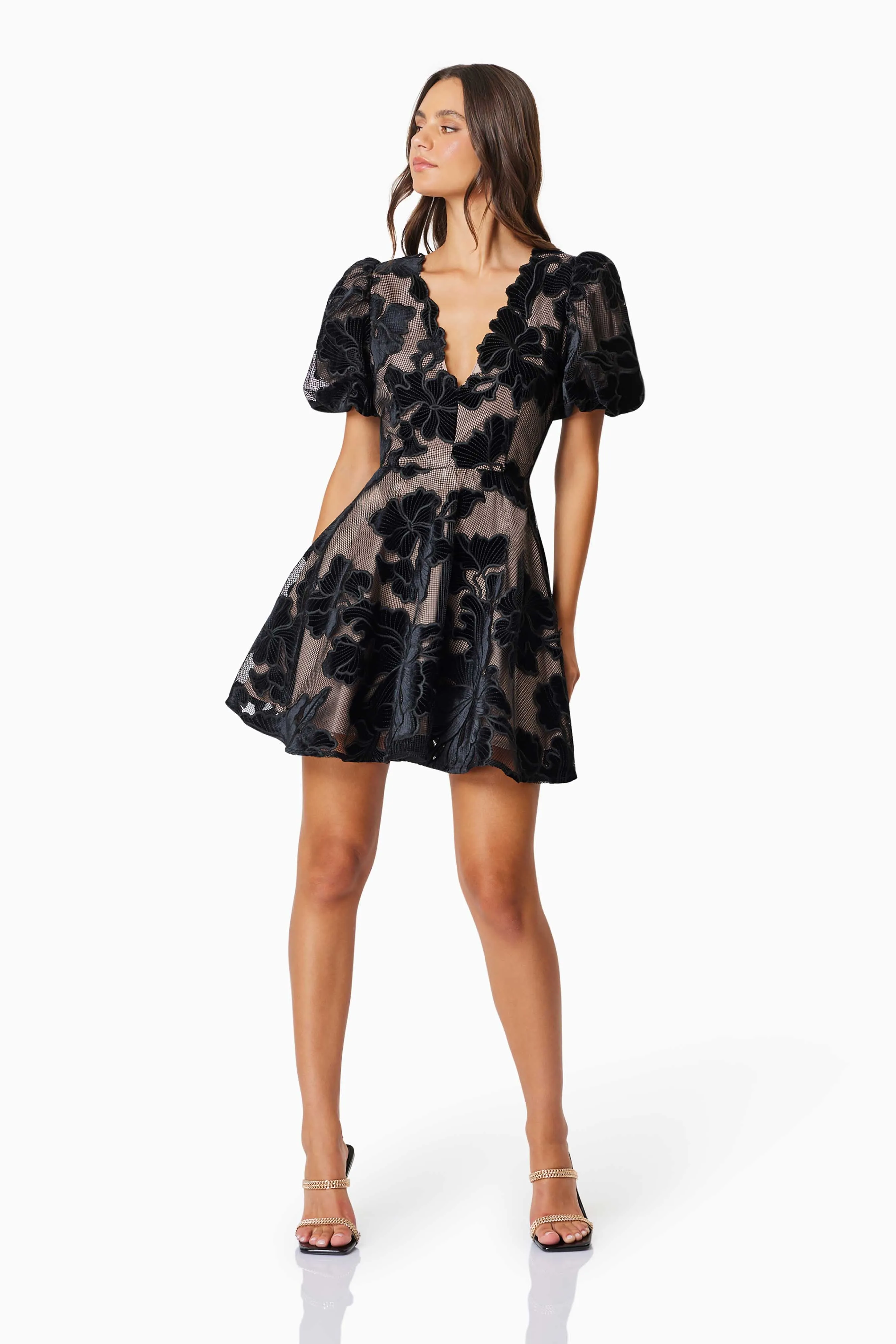 Zara Party Mini Dress In Black sold by Elliatt product image thumbnail 4