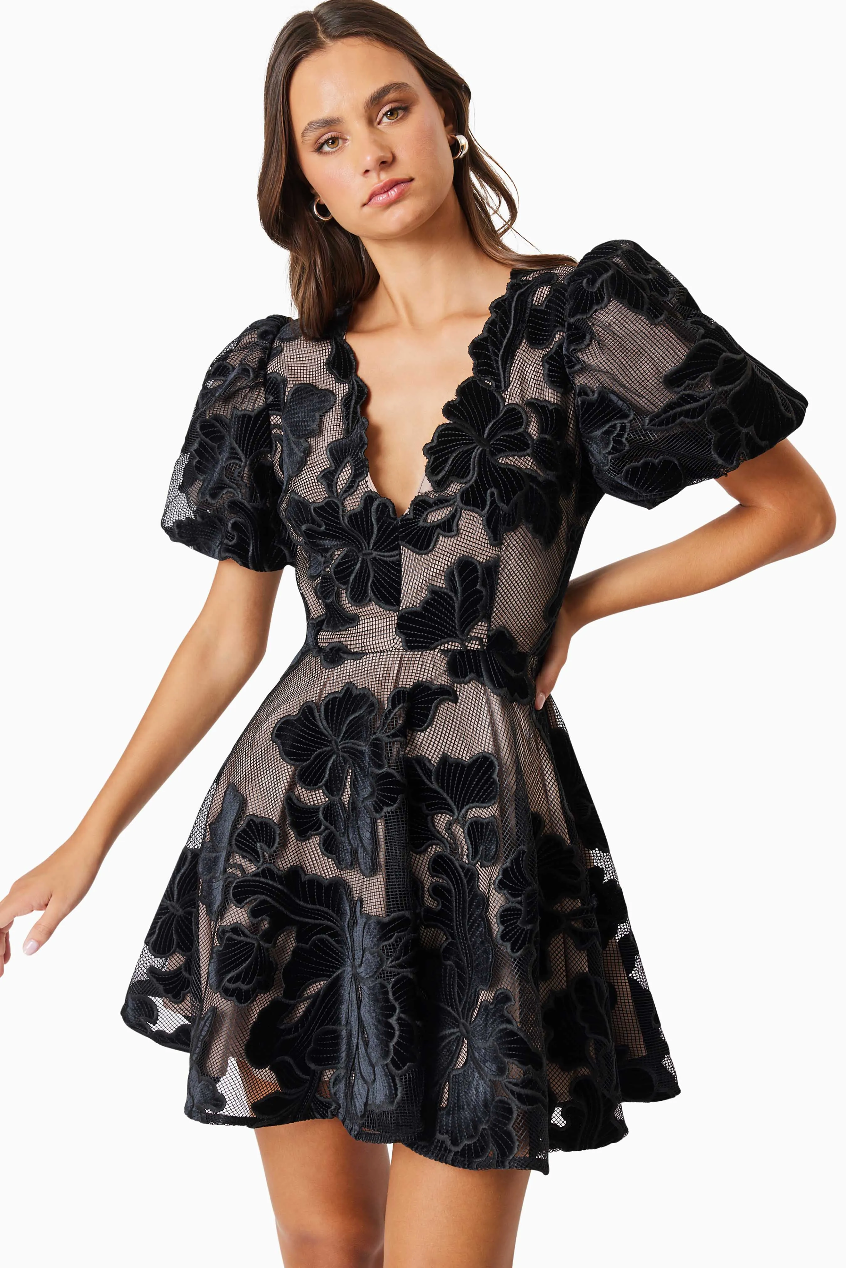 Zara Party Mini Dress In Black sold by Elliatt product image thumbnail 2