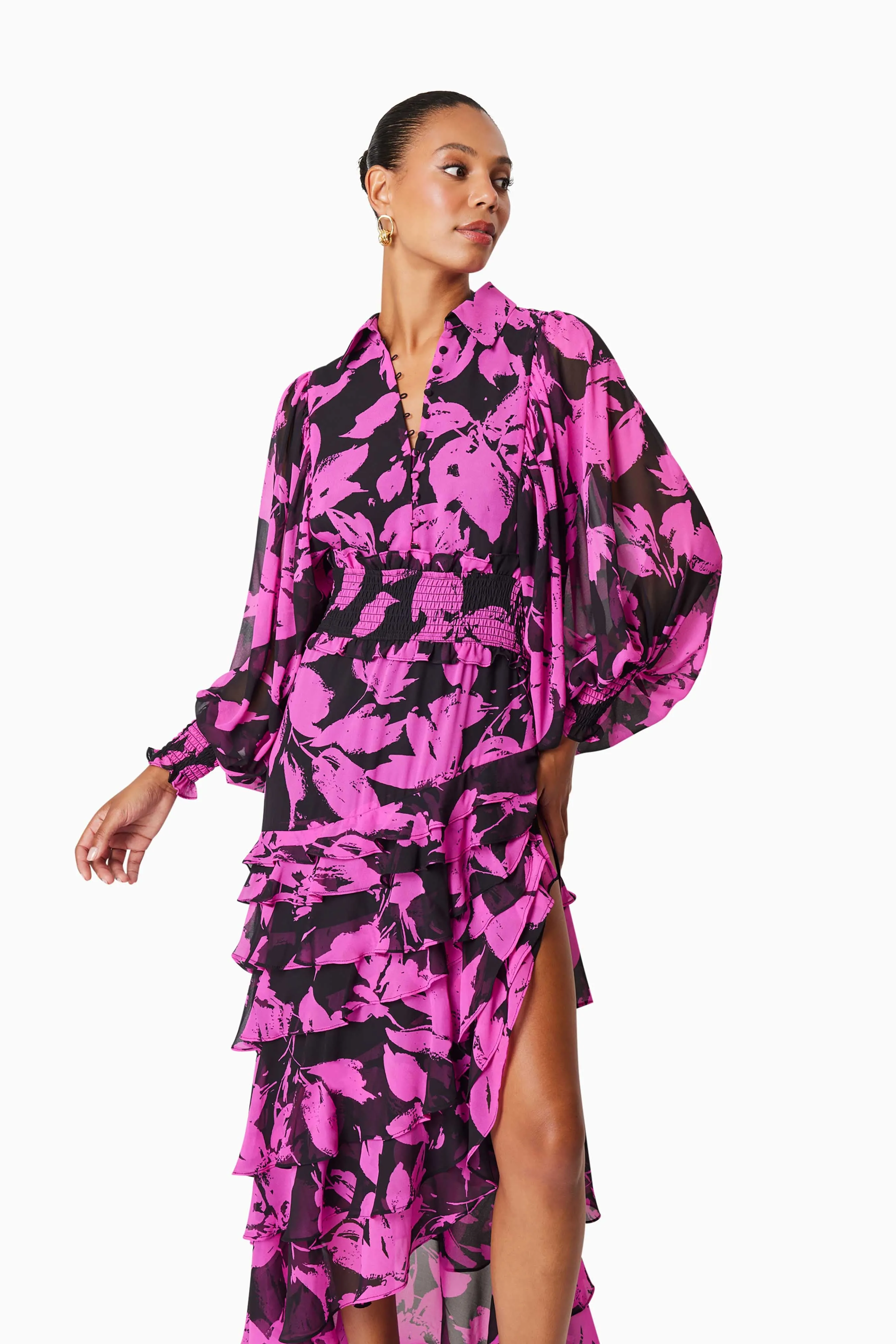 Yuna Hilo Maxi Dress In Pink sold by Elliatt product image thumbnail 5