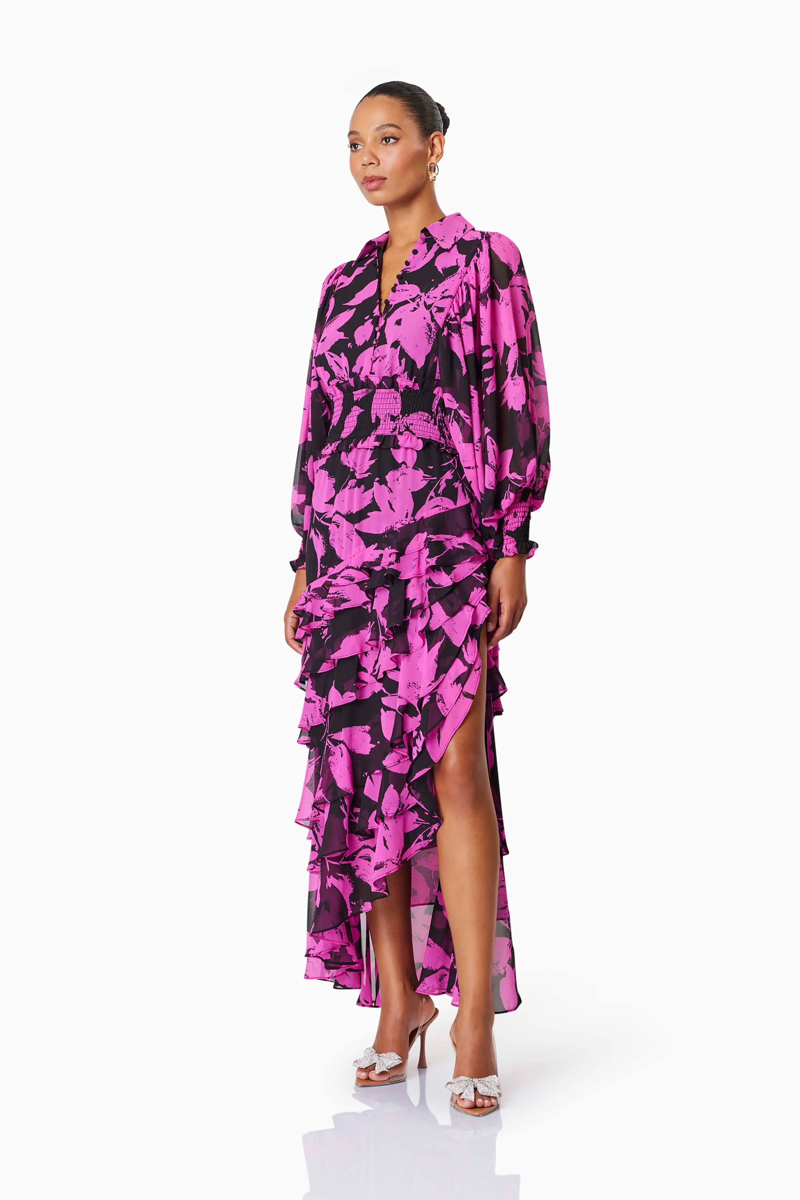 Yuna Hilo Maxi Dress In Pink sold by Elliatt product image thumbnail 2