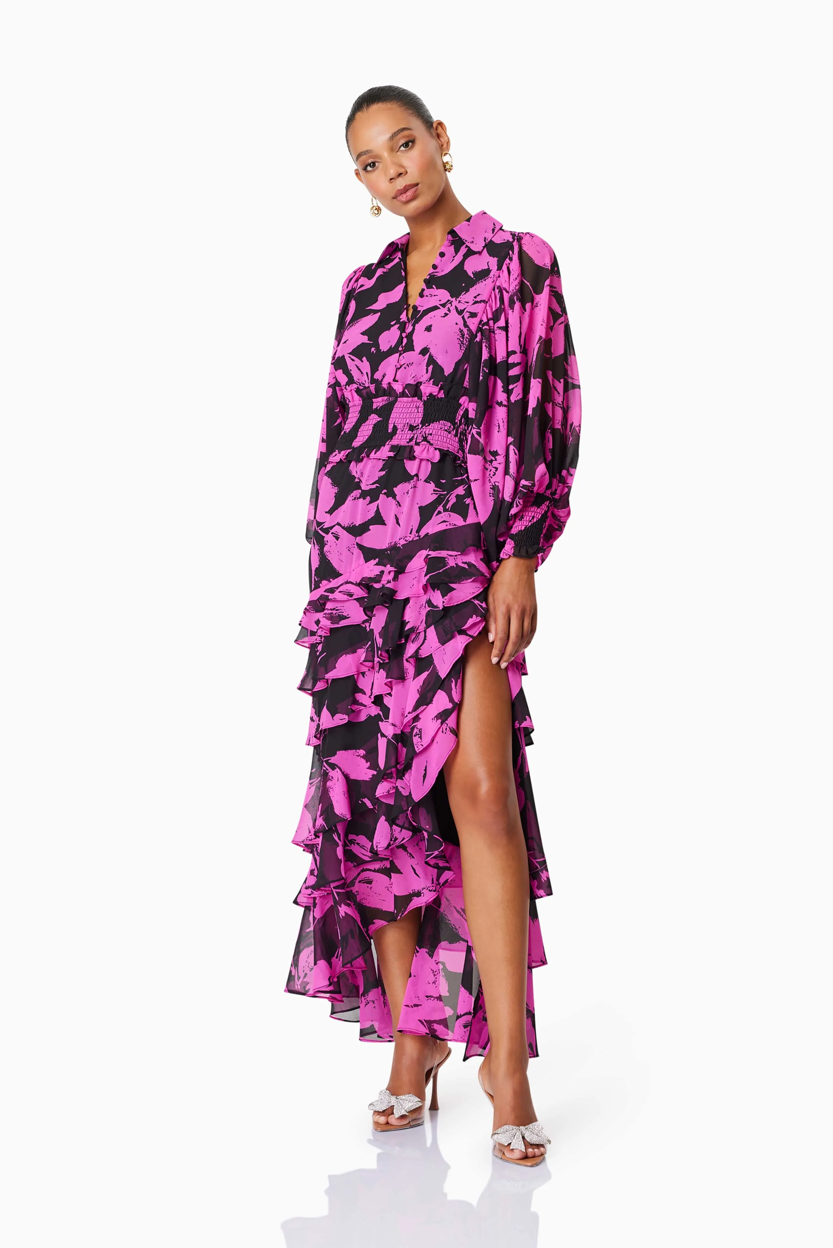 Yuna Hilo Maxi Dress In Pink sold by Elliatt product image thumbnail 3