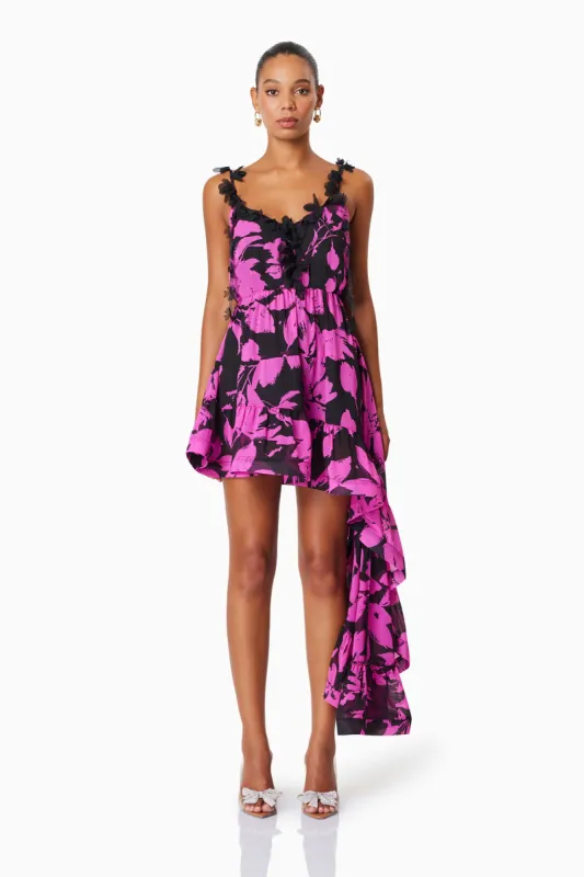 Yuna Party Mini Dress In Pink sold by Elliatt