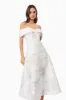 Octavia Sweetheart Midi Dress In White sold by Elliatt