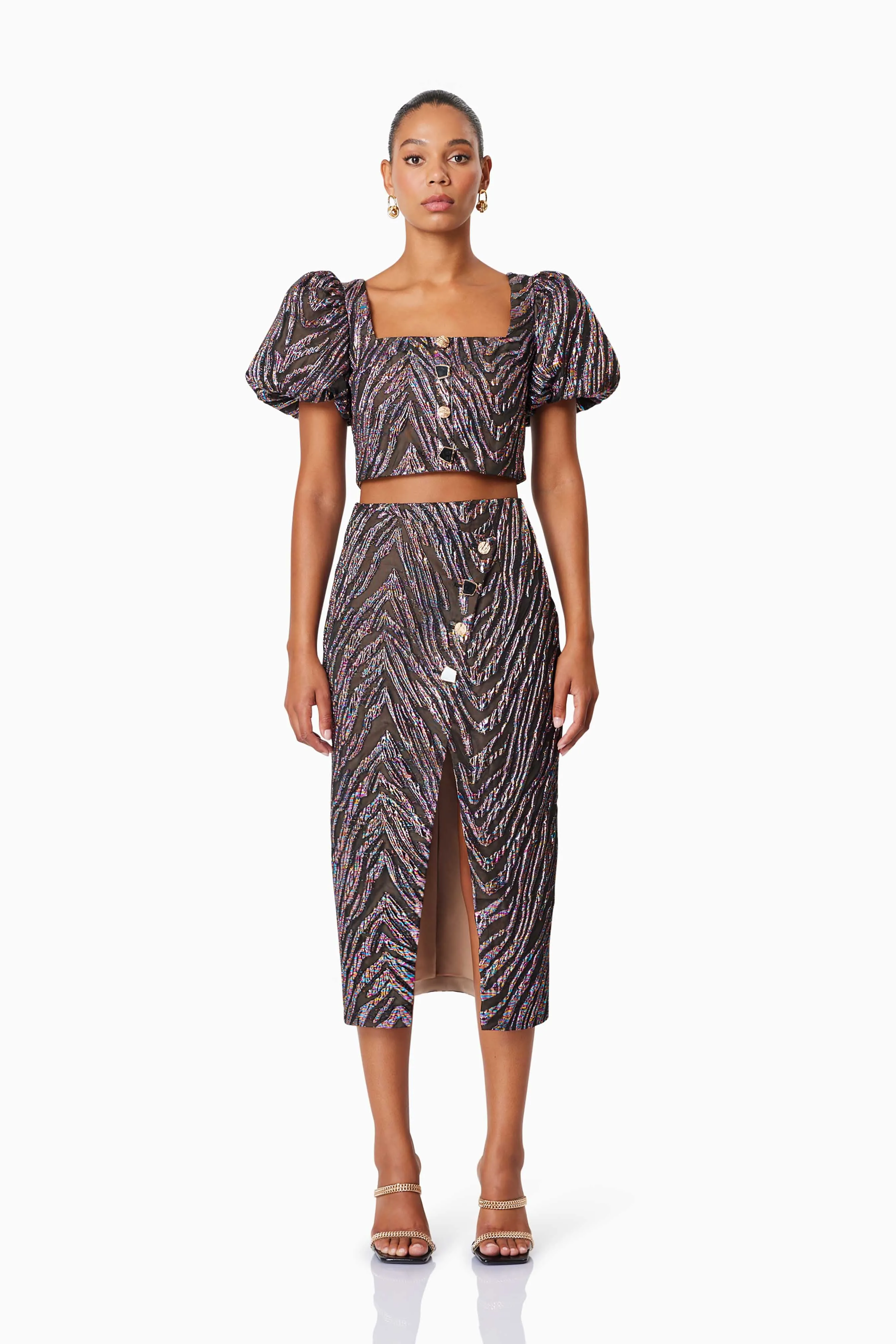 Mikayla Two Piece Set In Purple sold by Elliatt