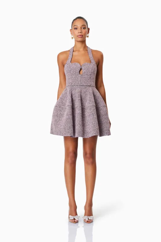 Magnolia Sweetheart Mini Dress In Purple sold by Elliatt