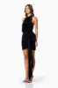 Solene Backless Mini Dress In Black sold by Elliatt