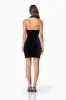 Solene Backless Mini Dress In Black sold by Elliatt