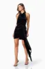 Solene Backless Mini Dress In Black sold by Elliatt